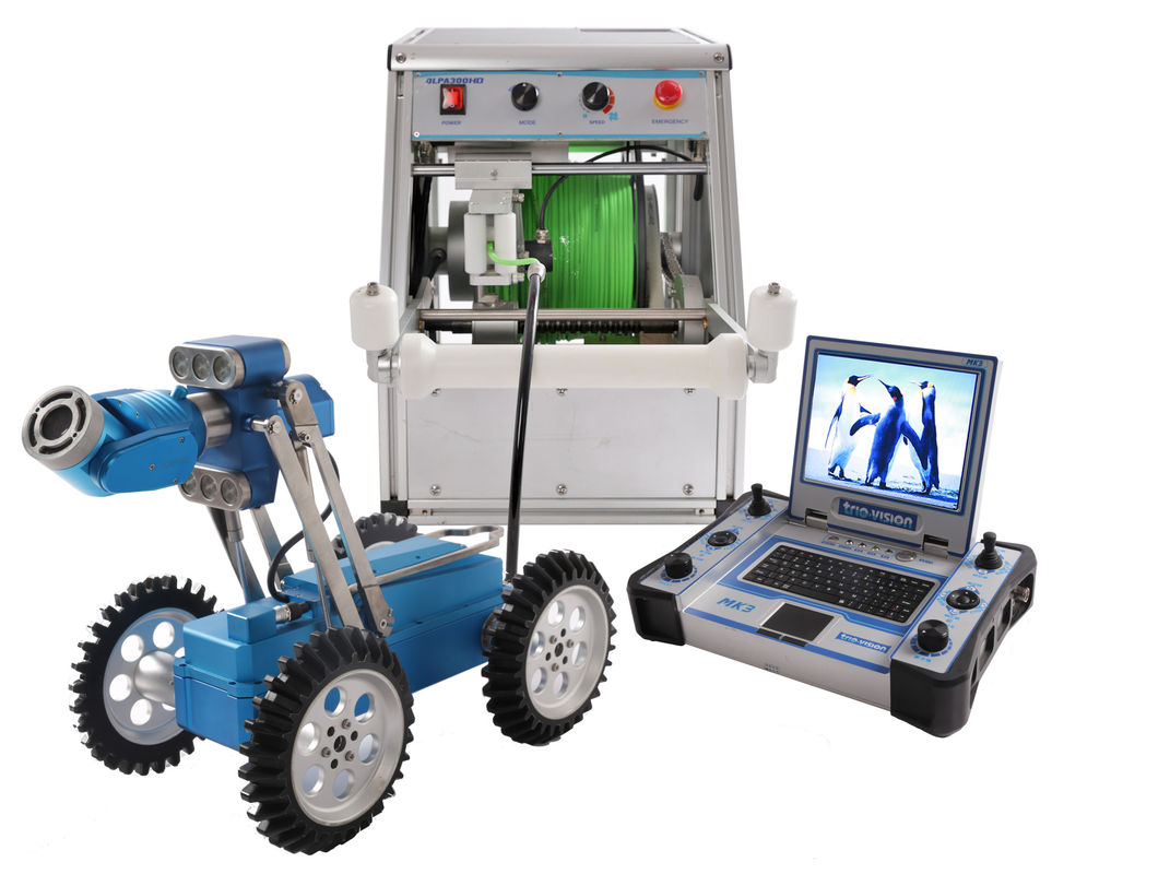 Drainage Inspection Robot CCTV Pipe Inspection Equipment With Powerful Lights