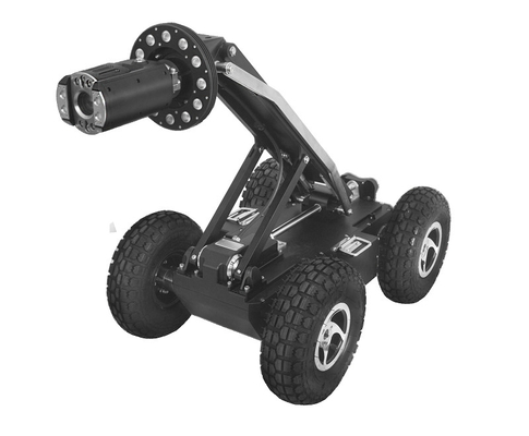 Robot CCTV Crawler Sewer Camera Systems 120 Meter Auto Cable Reel