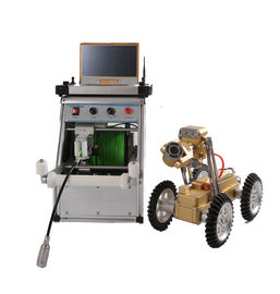 Efficient Sewer Inspection Robot , Robot CCTV Camera Crawler System